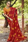 Surmayi By Vallabhi Georgette Abstract Printed Bulk Saree Orders In India
